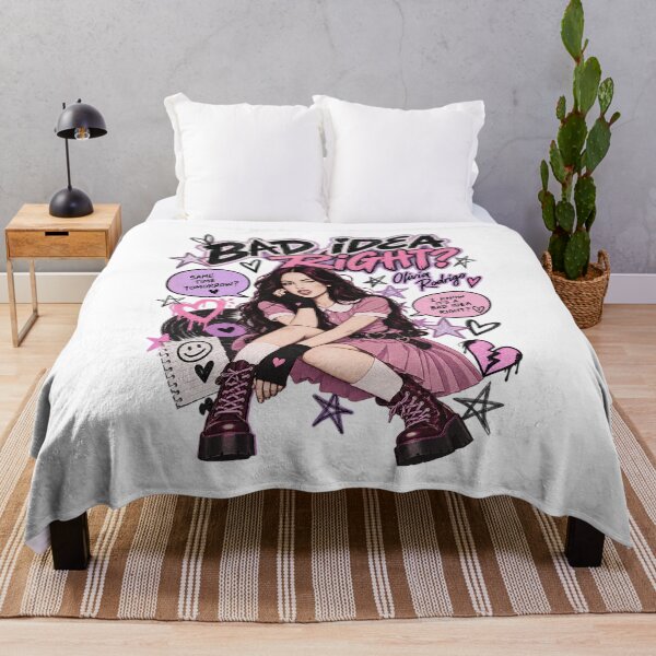 Item preview, Olivia Rodrigo, Olivia Rodrigo Bad Idea Right Y2K Pink Emo Aesthetic designed and sold by graphic-genie.