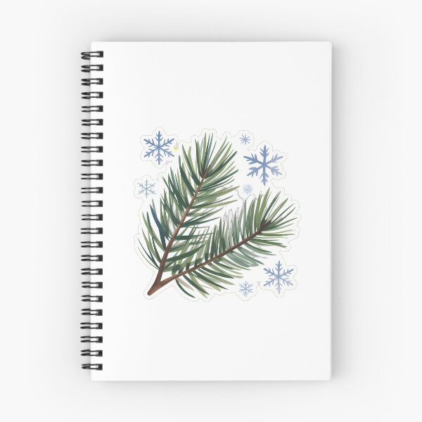 Item preview, Snowflakes and Pine Branches designed and sold by NiftyWrx.