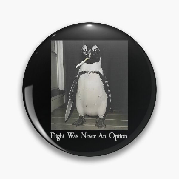 Item preview, Flight was Never an Option Penguin Smoking Funny Bird Meme designed and sold by HuserPiri.