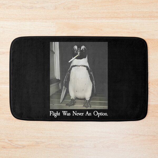 Item preview, Flight was Never an Option Penguin Smoking Funny Bird Meme designed and sold by HuserPiri.