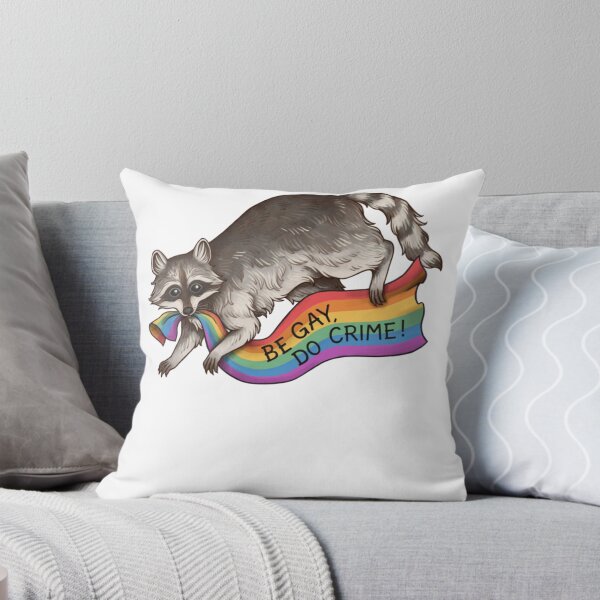 Item preview, BE GAY DO CRIME - Rainbow Flag Pride Flag  designed and sold by VernieOrtiz.