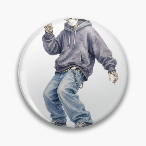 Item preview, Cool Skeleton Skater Peace Sign Hoodie designed and sold by takeng07.