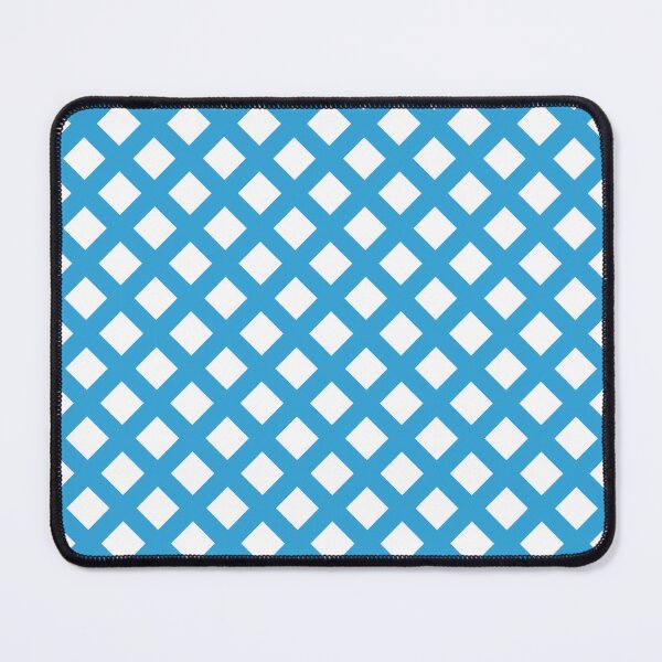 Item preview, Lattice Diamond Pattern Blue and White designed and sold by ArtbyDebbieC.