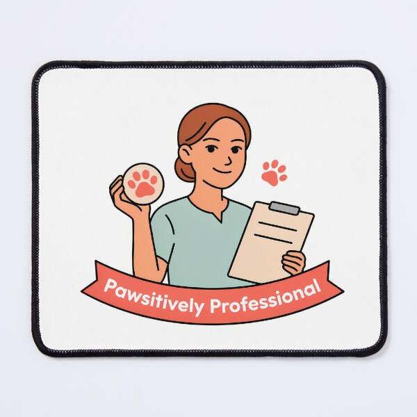 Item preview, Pawsitively Professional Veterinary Receptionist designed and sold by NiftyWrx.