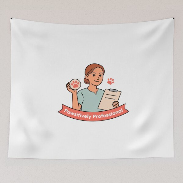 Item preview, Pawsitively Professional Veterinary Receptionist designed and sold by NiftyWrx.