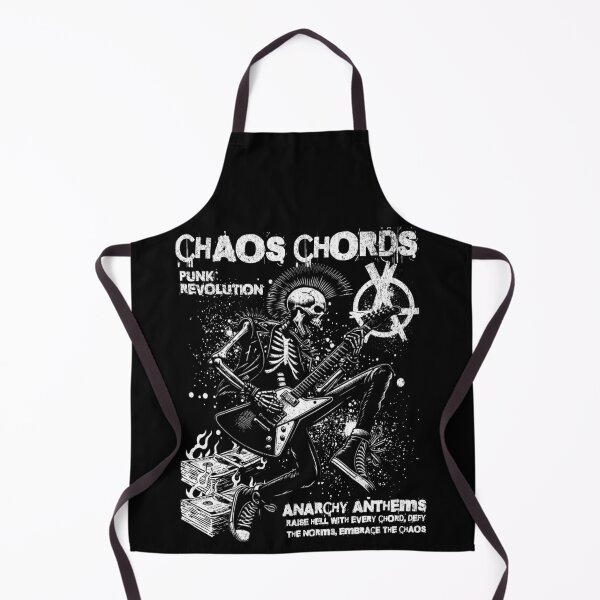 Item preview, Chaos Chords Punk Revolution T-Shirt, Skeleton Guitarist Graphic Tee, Anarchy Anthems Rock Shirt, Punk Music Gift designed and sold by baretyas.