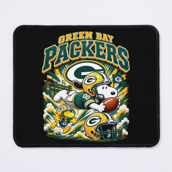 Item preview, Snoopy Green Bay Packers Dynamic Diving Catch Football Fan designed and sold by CaneufeyCip.