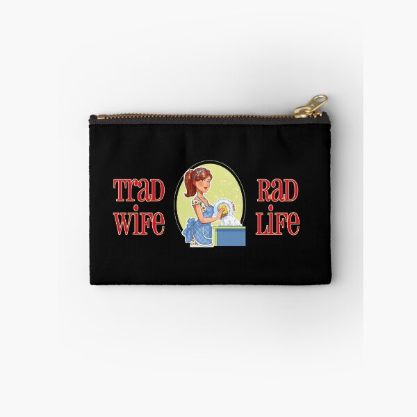 Item preview, Trad Wife Rad Life (on Black) designed and sold by PawsitiveMum3.