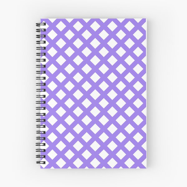 Item preview, Lattice Diamond Pattern Purple and White designed and sold by ArtbyDebbieC.
