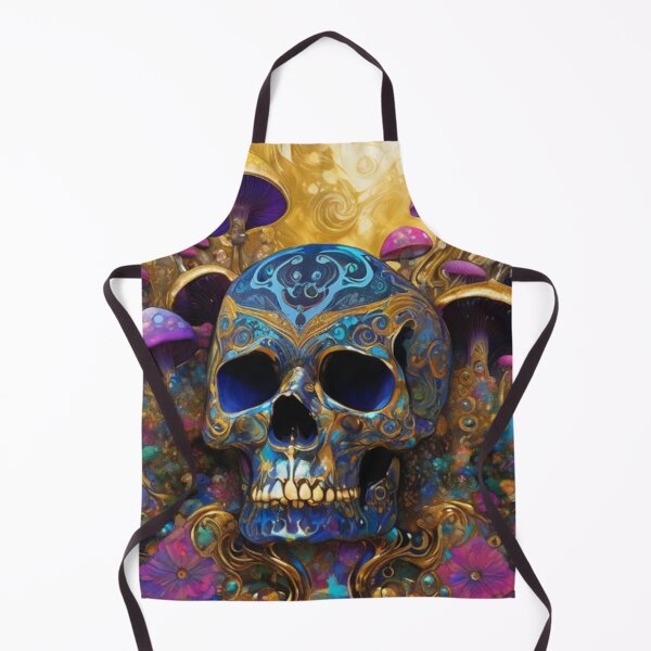 Item preview, Psychedelic Mushrooms and Skull designed and sold by TheDarkWardrobe.