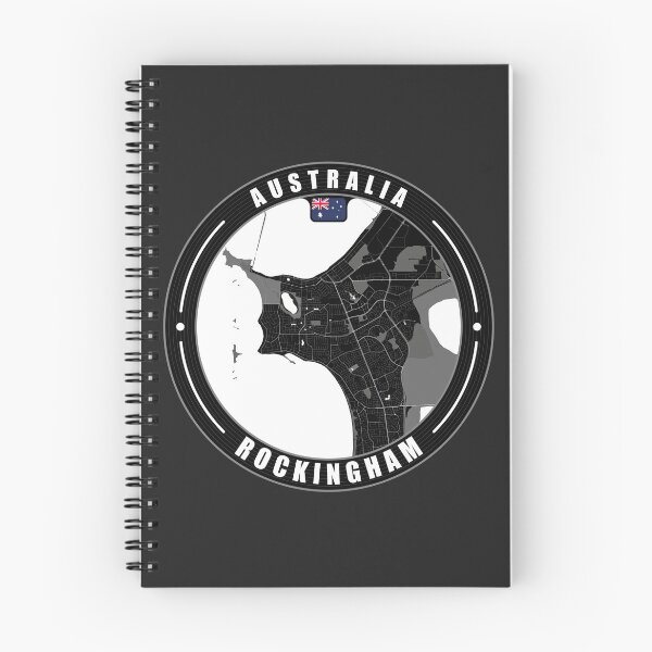 Item preview, Rockingham Australia City Map  designed and sold by Thistle-TShop.