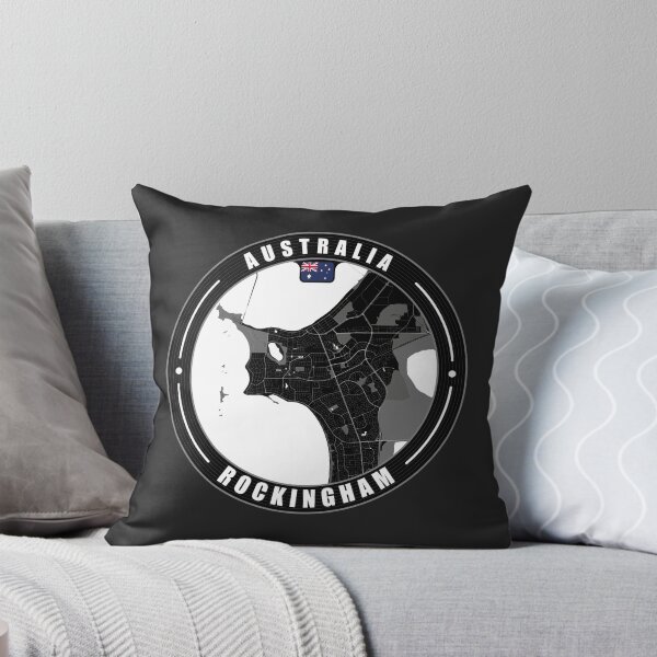 Item preview, Rockingham Australia City Map  designed and sold by Thistle-TShop.