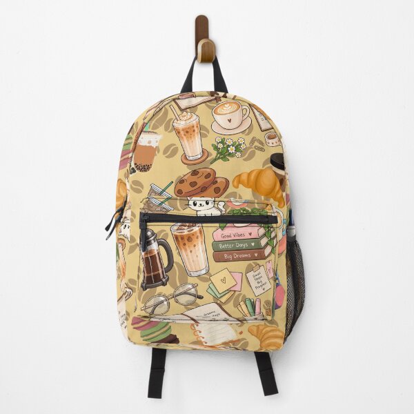 Item preview, Cozy Coffee Shop & Study Aesthetic Seamless Pattern designed and sold by NovaToons.