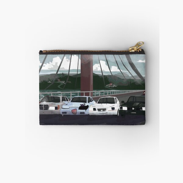 Item preview, Four Cars Crossing Scenic Bridge designed and sold by ThayerWhitcbe.