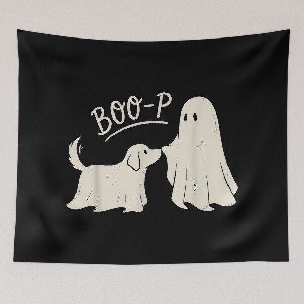 Item preview, Boo-P Ghost Dog Nose Boop Halloween Costume Animal Lover designed and sold by Suzu Comena.