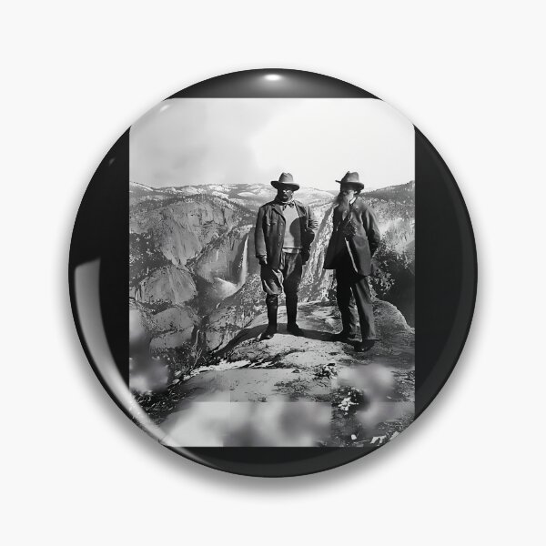 Item preview,  Teddy Roosevelt And John Muir - Glacier Point Yosemite Valley - 1903 designed and sold by MauriliaHernand.