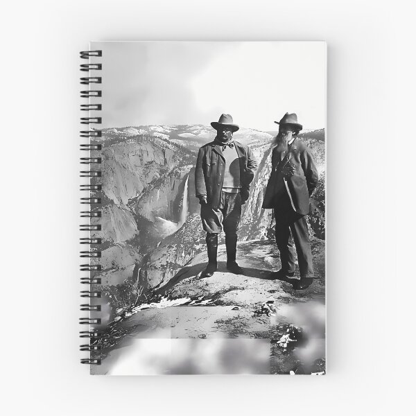 Item preview,  Teddy Roosevelt And John Muir - Glacier Point Yosemite Valley - 1903 designed and sold by MauriliaHernand.