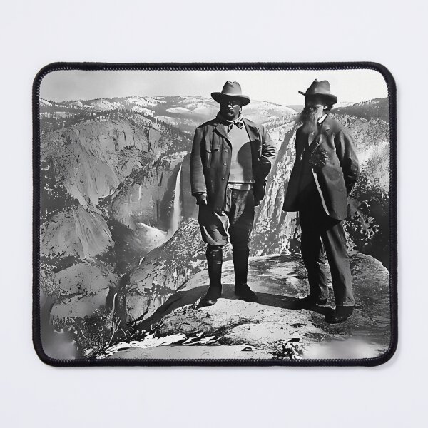 Item preview,  Teddy Roosevelt And John Muir - Glacier Point Yosemite Valley - 1903 designed and sold by MauriliaHernand.