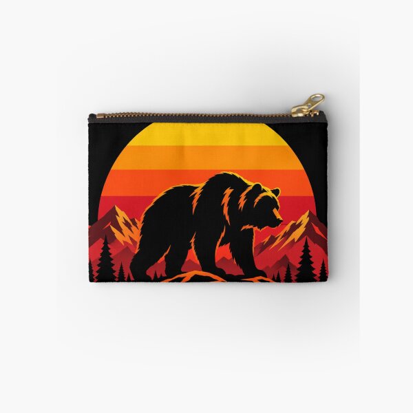 Item preview, Retro Mountain Bear Sunset Graphic designed and sold by JonelCrafts.