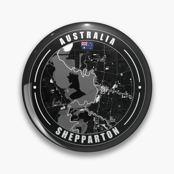Item preview, Shepparton Australia City Map  designed and sold by Thistle-TShop.