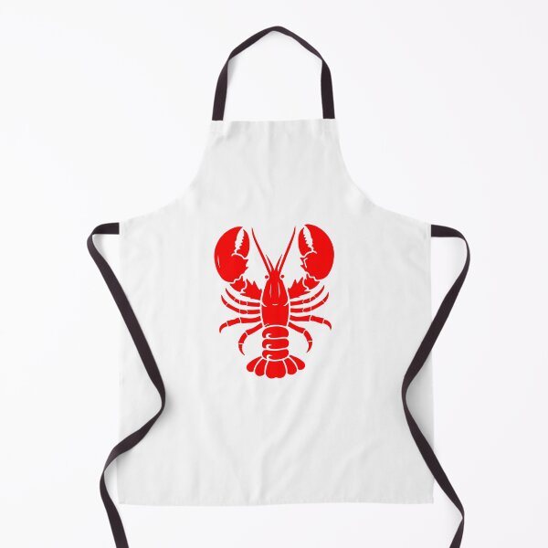 Item preview, Red Nautical Lobster Silhouette Design designed and sold by pattern-archive.