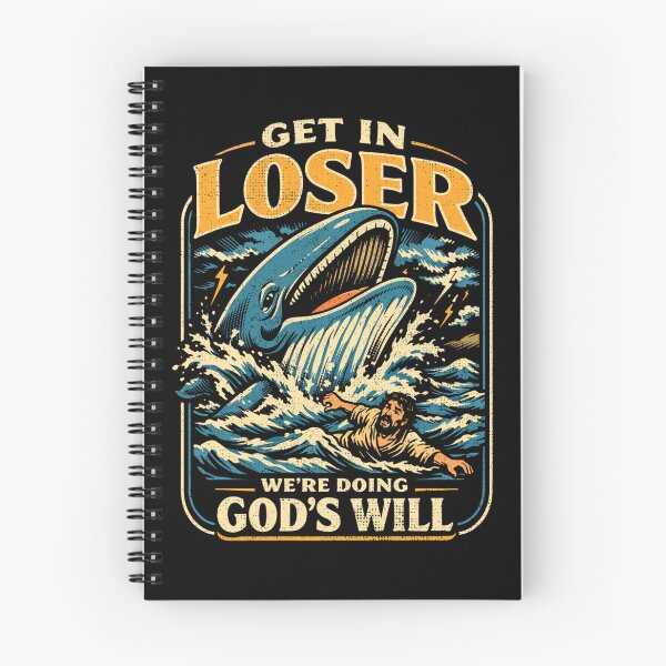Item preview, Jonah & Whale Bible, Get in Loser We're Doing God's Will designed and sold by PeggyGilligan.