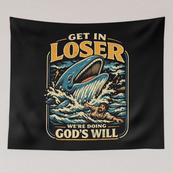 Item preview, Jonah & Whale Bible, Get in Loser We're Doing God's Will designed and sold by PeggyGilligan.