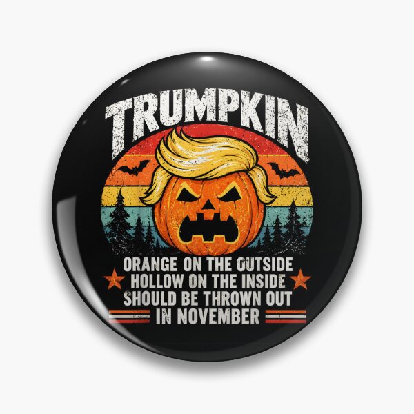 Item preview, Halloween Anti Trumpkin Orange On The Outside Hollow Inside designed and sold by HuserPiri.