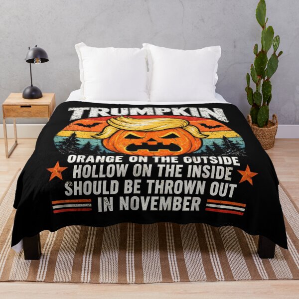 Item preview, Halloween Anti Trumpkin Orange On The Outside Hollow Inside designed and sold by HuserPiri.