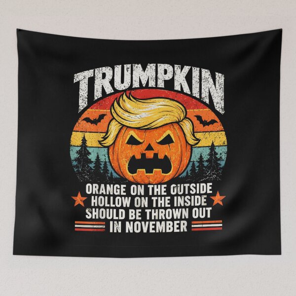 Item preview, Halloween Anti Trumpkin Orange On The Outside Hollow Inside designed and sold by HuserPiri.