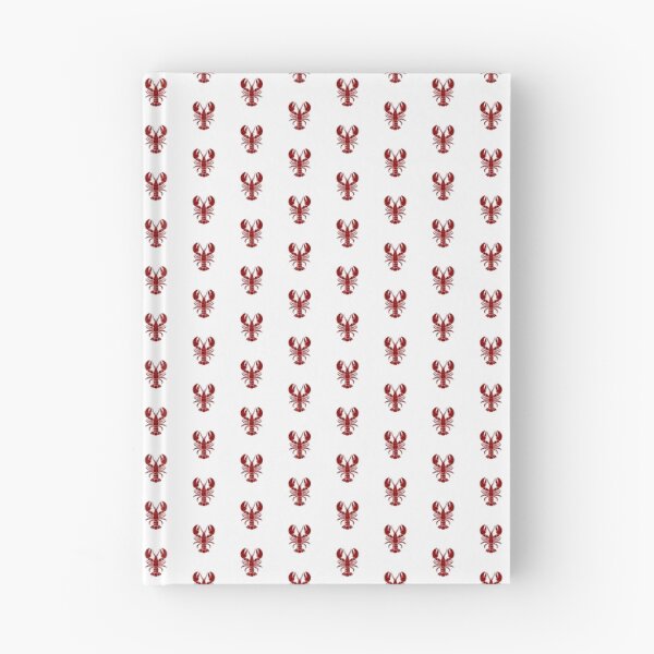Item preview, Dark Red Nautical Lobster Silhouette Design designed and sold by pattern-archive.