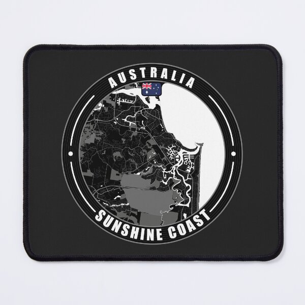 Item preview, Sunshine Coast Australia City Map designed and sold by Thistle-TShop.