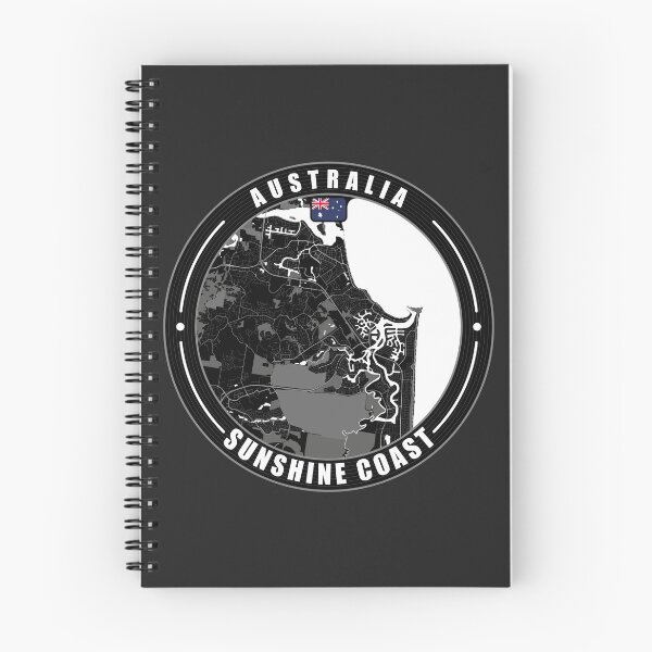 Item preview, Sunshine Coast Australia City Map  designed and sold by Thistle-TShop.