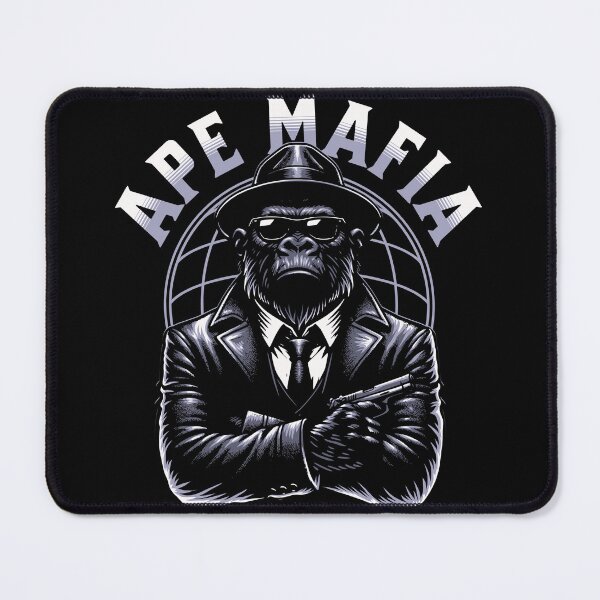 Item preview, Ape Mafia T-Shirt, Bold Gorilla Gangster Graphic Tee, Mafia Streetwear Shirt, Cool Animal Gift designed and sold by baretyas.