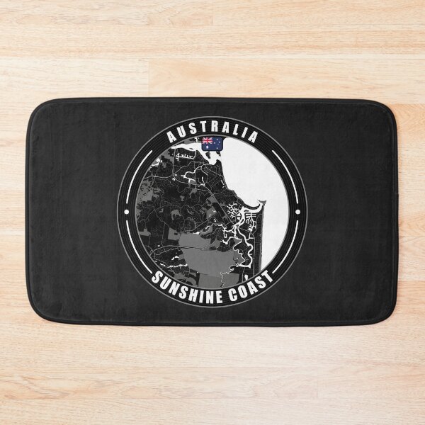 Item preview, Sunshine Coast Australia City Map  designed and sold by Thistle-TShop.