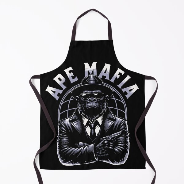 Item preview, Ape Mafia T-Shirt, Bold Gorilla Gangster Graphic Tee, Mafia Streetwear Shirt, Cool Animal Gift designed and sold by baretyas.