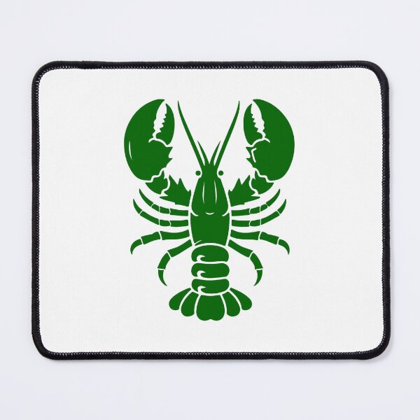 Item preview, Dark Green Nautical Lobster Silhouette Design designed and sold by pattern-archive.