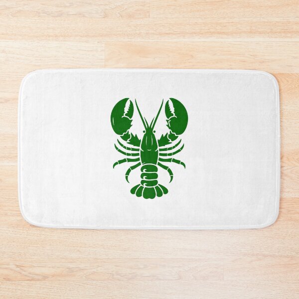 Item preview, Dark Green Nautical Lobster Silhouette Design designed and sold by pattern-archive.