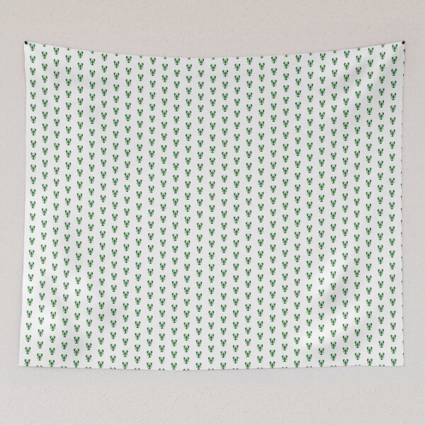 Item preview, Dark Green Nautical Lobster Silhouette Design designed and sold by pattern-archive.