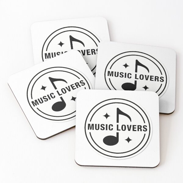 Item preview, Bold Music Note Lovers designed and sold by NiftyWrx.