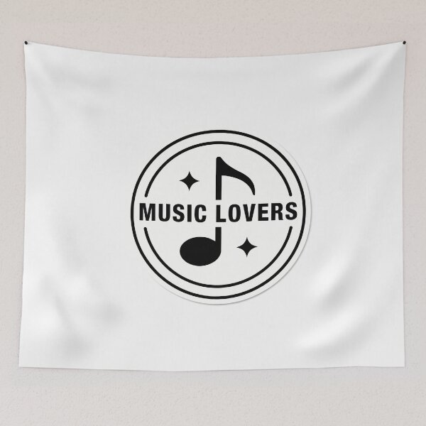 Item preview, Bold Music Note Lovers designed and sold by NiftyWrx.