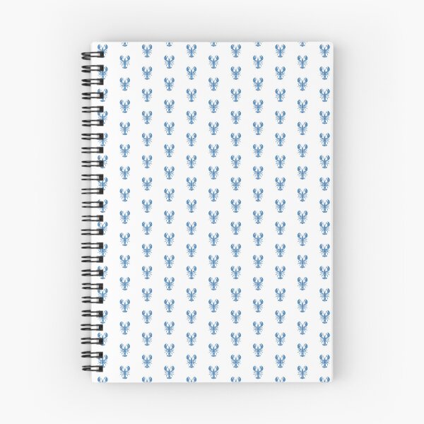 Item preview, Steel Blue Nautical Lobster Silhouette Design designed and sold by pattern-archive.