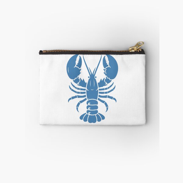 Item preview, Steel Blue Nautical Lobster Silhouette Design designed and sold by pattern-archive.