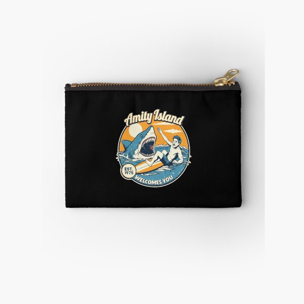 Item preview, Amity Island Welcomes You Retro Shark Design designed and sold by Arelyurray.