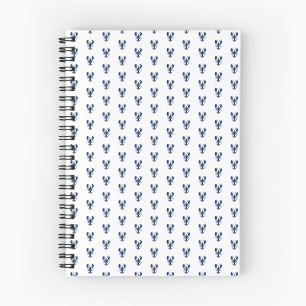 Item preview, Navy Blue Nautical Lobster Silhouette Design designed and sold by pattern-archive.
