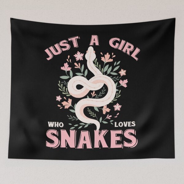 Item preview, Just A Girl Who Loves Snakes designed and sold by PeggyGilligan.