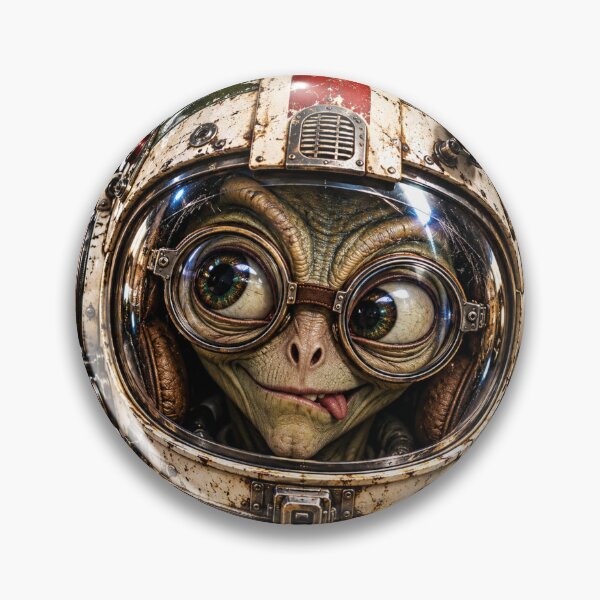 Item preview, Geeky Alien Astronaut – Retro Sci Fi Space Nerd designed and sold by Kevin Shearer.