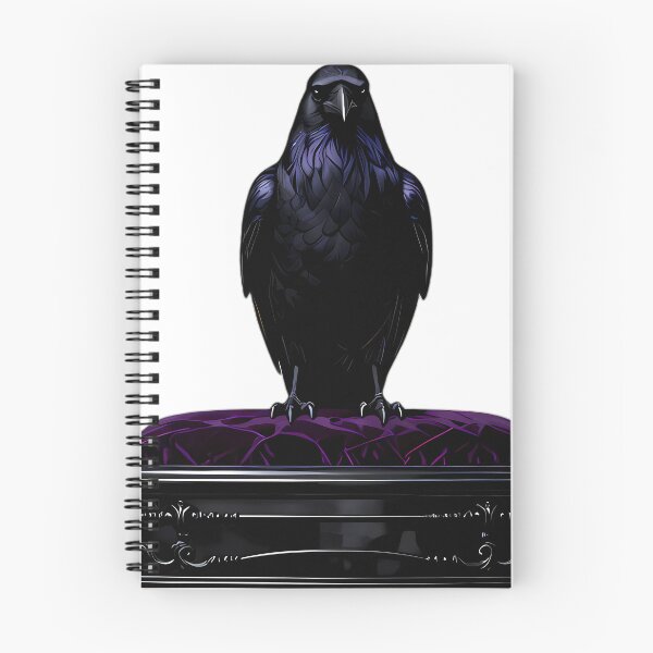Item preview, Gothic Raven Obsidian Coffin designed and sold by IllumeInk.