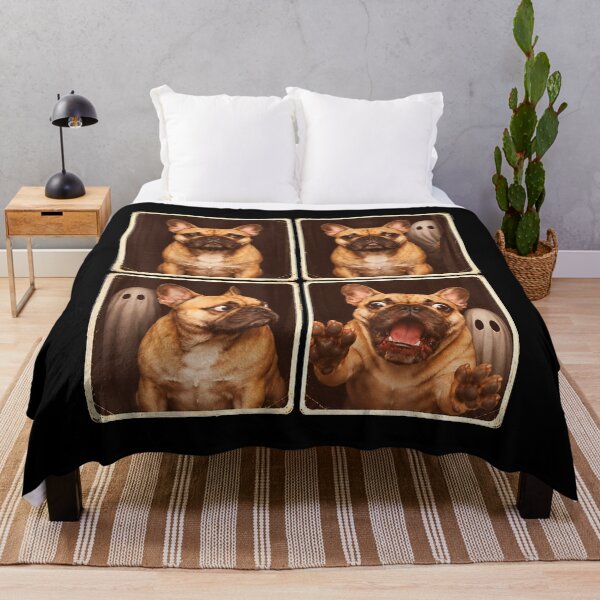 Item preview, French Bulldog Ghost Photo Booth Halloween Funny Dog designed and sold by HuserPiri.