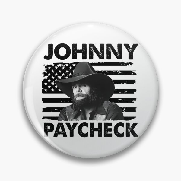 Item preview, Retro American Flag Johnny Paycheck Music designed and sold by JuergenBeyer.
